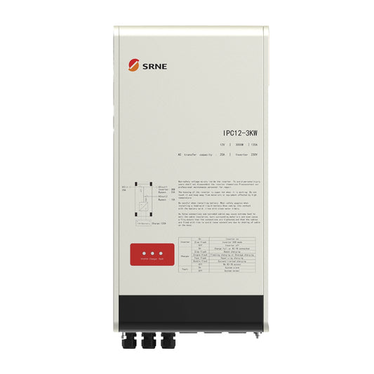 SRNE: 3KW IPC Series Low Frequency Pure Sine Wave Transformer Inverter 12V