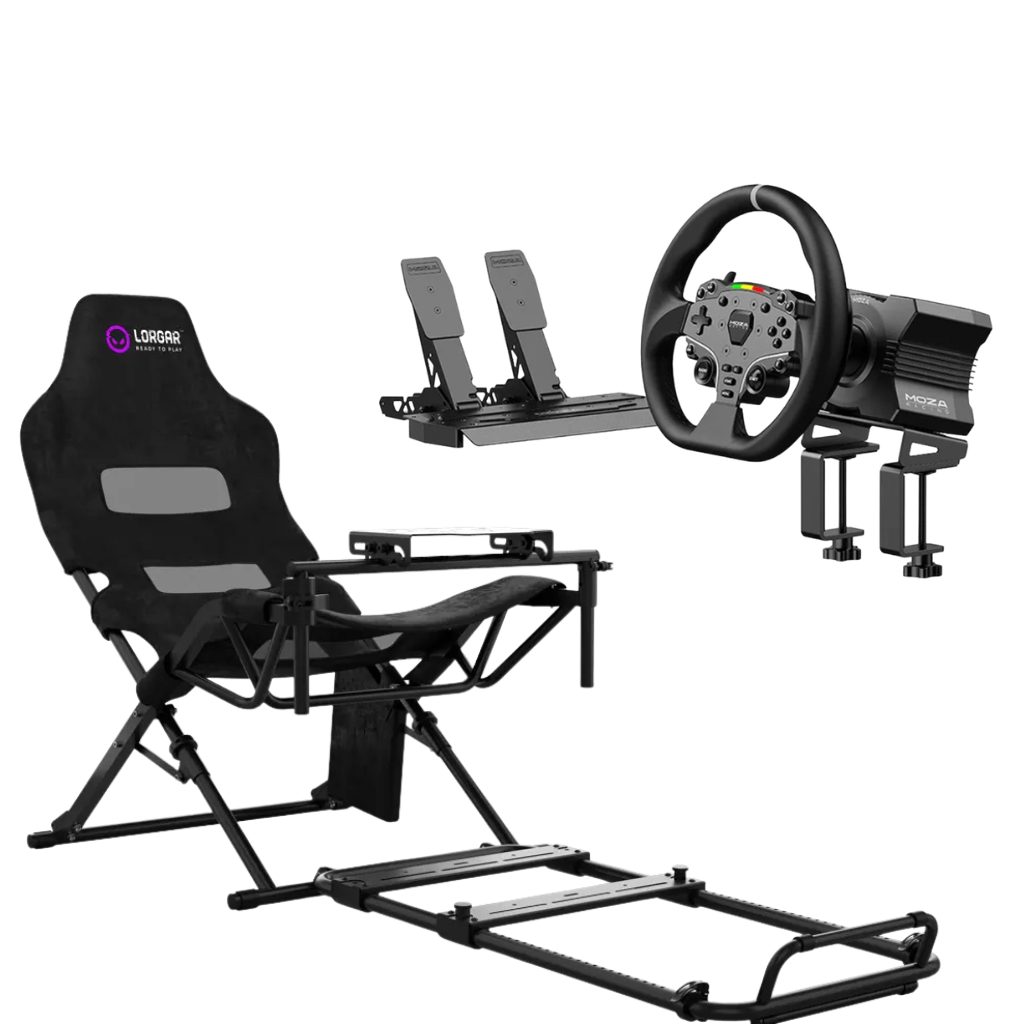 MOZA R5 Direct Drive Wheel With Lorgar Racing Cockpit Bundle