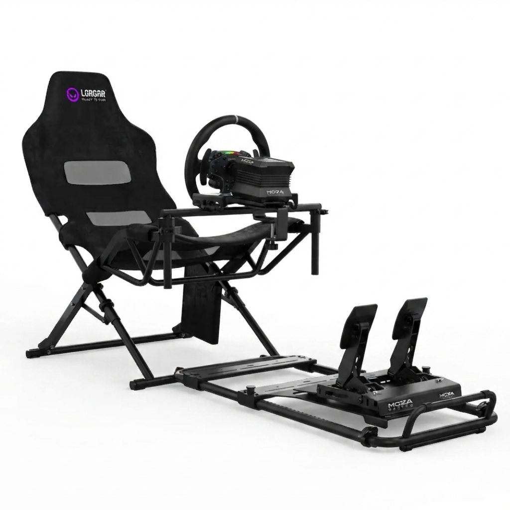 MOZA R5 Direct Drive Wheel With Lorgar Racing Cockpit Bundle